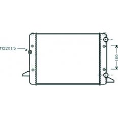 Radiatore acqua per VOLKSWAGEN PASSAT dal 1993 al 1996