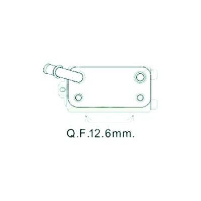 Radiatore olio per VOLVO C70 dal 2006 al 2009 Codice OEM 30792231