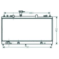 Radiatore acqua per MAZDA 6 dal 2005 al 2007