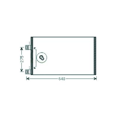 Condensatore per MERCEDES-BENZ CITAN dal 2012 Codice OEM 8200455795