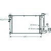 Radiatore acqua per CITROEN ZX dal 1991 al 1997