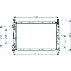 Radiatore acqua per ALFA ROMEO 146 dal 1994 al 2000