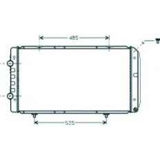 Radiatore acqua per CITROEN JUMPER dal 2002 al 2006