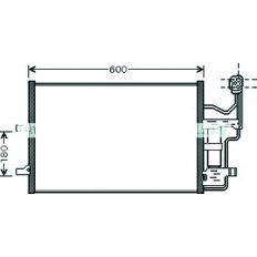 Condensatore per MAZDA 3 dal 2003 al 2009