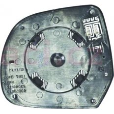 Piastra specchio retrovisore termica per NISSAN MICRA K12 dal 2005 al 2010 lato sinistro guidatore