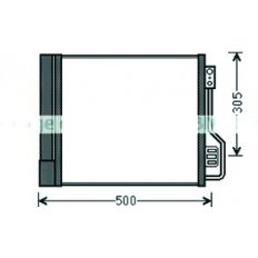 Condensatore per SMART FORTWO dal 2007 al 2012