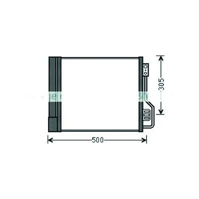 Condensatore per SMART FORTWO dal 2012 al 2014 Codice OEM A4515000154