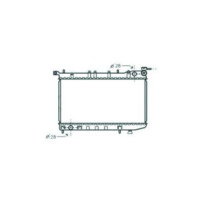 Radiatore acqua per NISSAN ALMERA N16 dal 2000 al 2002 Codice OEM 2141062C01