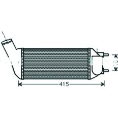 Intercooler per CITROEN C4 dal 2010