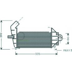 Intercooler per OPEL ASTRA G dal 1998 al 2004