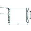 Radiatore acqua per VOLKSWAGEN GOLF  II dal 1983 al 1989