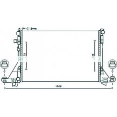 Radiatore acqua per OPEL MOVANO dal 2010