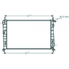 Radiatore acqua per FORD MONDEO dal 1993 al 1996