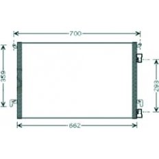 Condensatore per OPEL SIGNUM dal 2003 al 2005