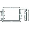 Condensatore per DACIA LOGAN dal 2005 al 2008