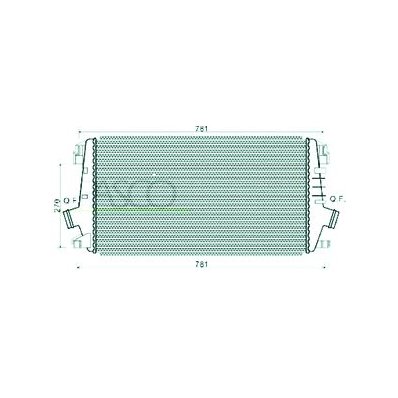 Intercooler per OPEL ASTRA H dal 2007 al 2009 Codice OEM 1302133