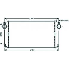 Intercooler per TOYOTA AVENSIS dal 2003 al 2006