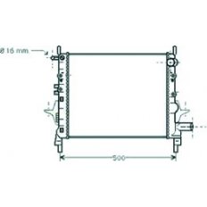 Radiatore acqua per RENAULT TWINGO dal 1993 al 1998