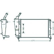 Radiatore acqua per LANCIA Y dal 1995 al 2000