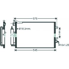 Condensatore per RENAULT MODUS dal 2004 al 2008