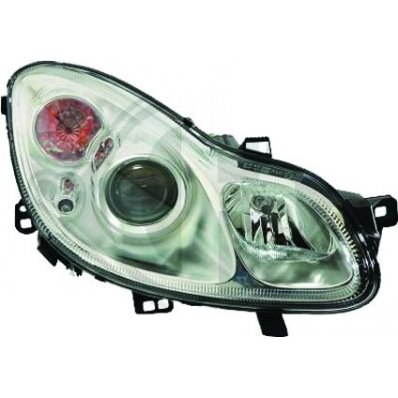 Proiettore per SMART FORTWO dal 2007 al 2012 lato sinistro guidatore Codice OEM 4518200159