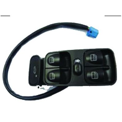 Interruttore alzacristallo sinistro per MERCEDES-BENZ C W203 dal 2004 al 2006 Codice OEM A20382106797167