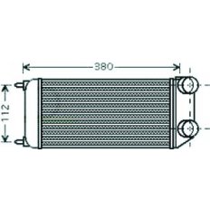 Intercooler per PEUGEOT 206 dal 1998 al 2009