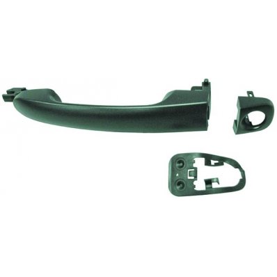 Maniglia esterna anteriore sx c-foro nottolino nera per FIAT STILO dal 2001 al 2010 Codice OEM 735442387