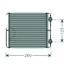 Scambiatore di calore per RENAULT LAGUNA dal 2001 al 2005