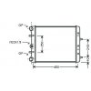 Radiatore acqua per SEAT IBIZA dal 2001 al 2008