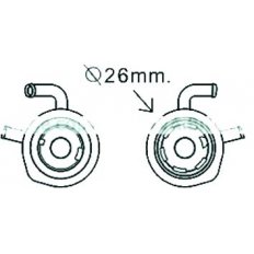 Radiatore olio per RENAULT CLIO dal 2005 al 2009