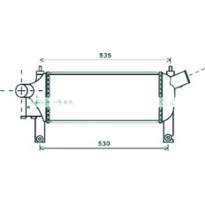 Intercooler per NISSAN NAVARA dal 2010 al 2015