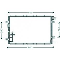 Condensatore per KIA SORENTO dal 2002 al 2006