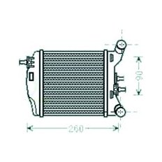 Intercooler per FIAT 500 dal 2008 al 2015