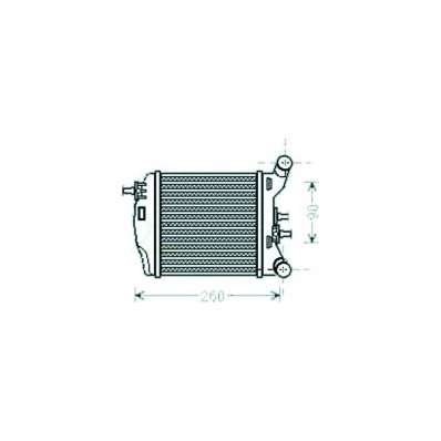 Intercooler per ABARTH 500 dal 2008 al 2015 Codice OEM 51819186