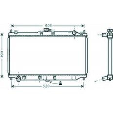 Radiatore acqua per MAZDA MX 5 dal 1998 al 2005
