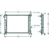 Radiatore acqua per FORD FOCUS dal 1998 al 2001