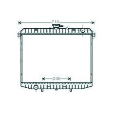 Radiatore acqua per NISSAN TERRANO II dal 1997 al 2000