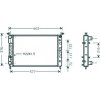 Radiatore acqua per FIAT PALIO dal 1996 al 2001