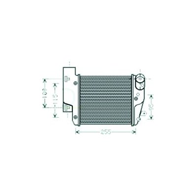 Intercooler per AUDI A6 dal 2004 al 2008 Codice OEM 4F0145806AA