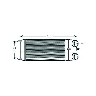 Intercooler per CITROEN C2 dal 2008 al 2010 Codice OEM 0384N1