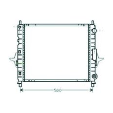 Radiatore acqua per RENAULT TWINGO dal 1998 al 2007