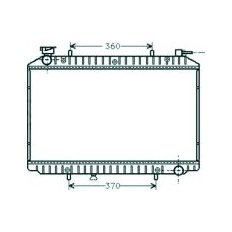 Radiatore acqua per NISSAN SERENA C23 dal 1992 al 2003