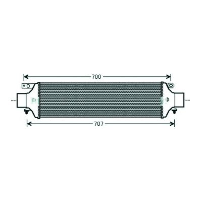 Intercooler per FIAT BRAVO dal 2007 al 2014 Codice OEM 51808365