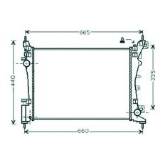 Radiatore acqua per FIAT PUNTO dal 2005 al 2012