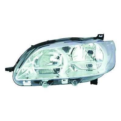 Proiettore con DRL per PEUGEOT 301 dal 2012 al 2016 lato sinistro guidatore Codice OEM 9675139080