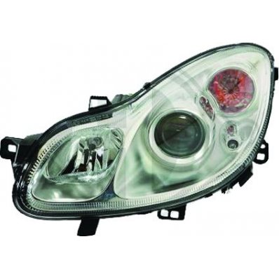 Proiettore per SMART FORTWO dal 2007 al 2012 lato destro passeggero Codice OEM 4518200259