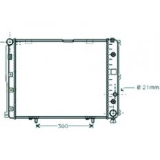 Radiatore acqua per MERCEDES-BENZ E dal 1989 al 1993