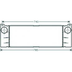 Intercooler per MERCEDES-BENZ VITO dal 2003 al 2010