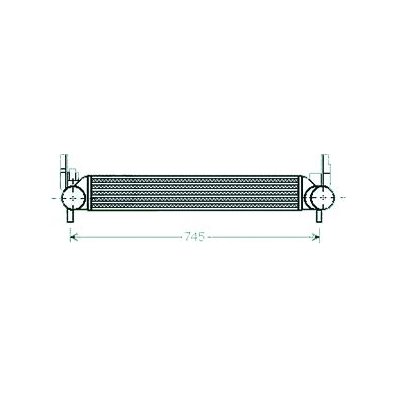 Intercooler per AUDI A1 dal 2010 al 2014 Codice OEM 6R0145805